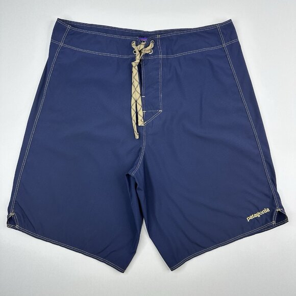 Patagonia Men's Navy Blue Resortwear Swim Trunk Boardshort W30-31/L9 - Picture 1 of 10